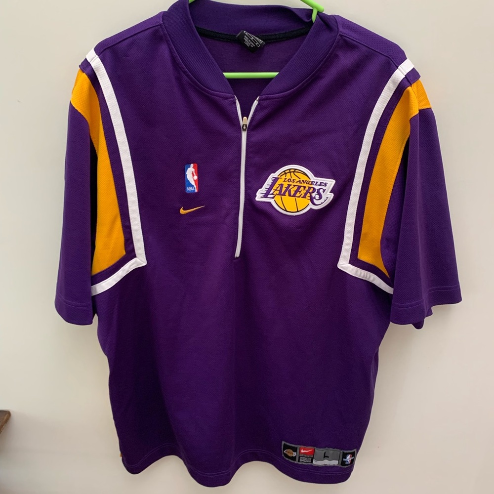 Nike Team Lakers Warm Up Jersey Sz Large